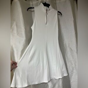 NWT Zara White Sleeveless Mini Dress